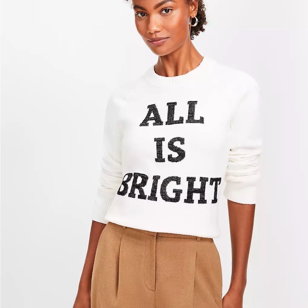 LOFT Cream Sweater